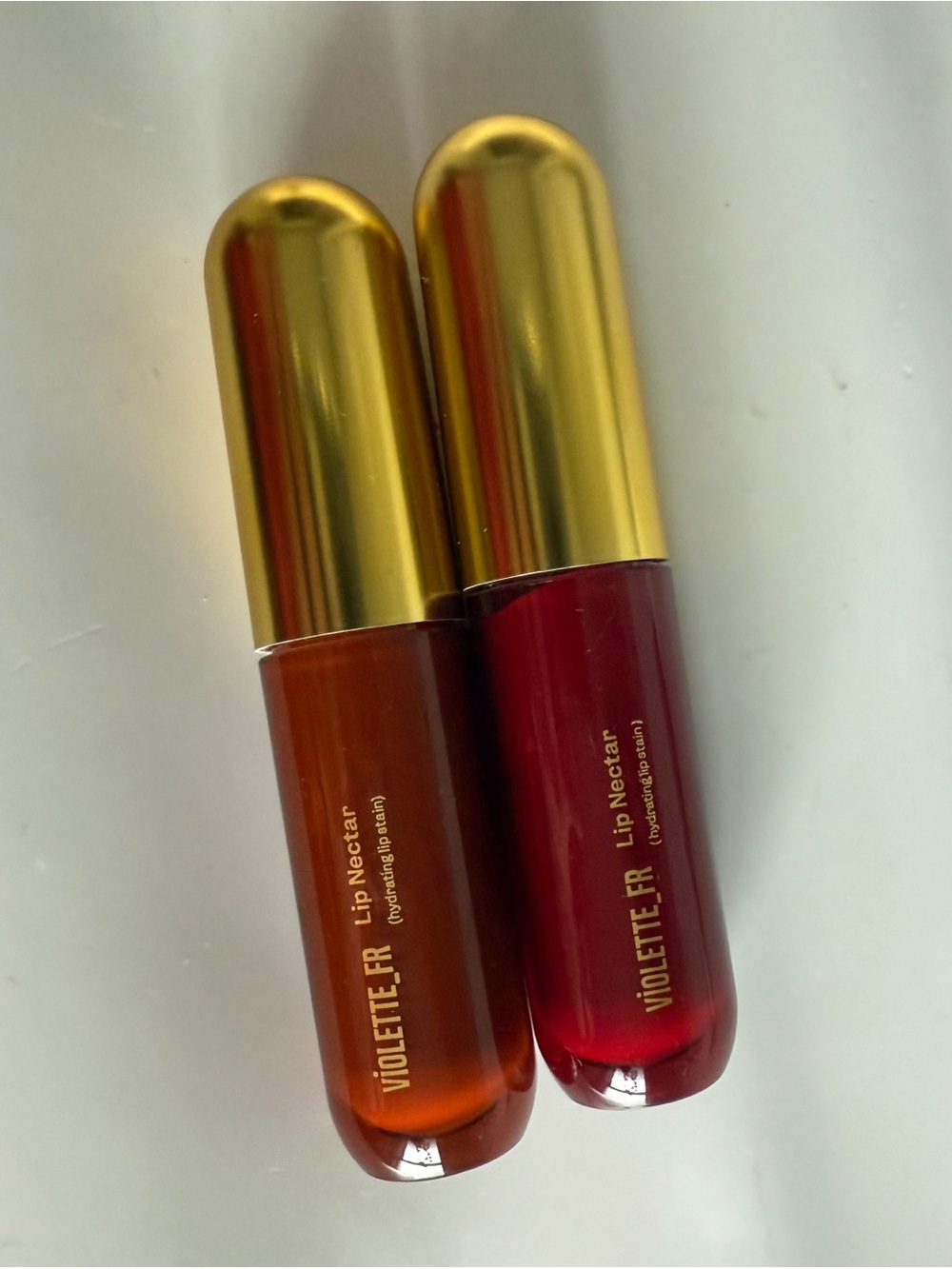 VIOLETTE_FR LIP NECTAR Hydrating Lipstain bundle - BETISE & ROSE DE MOAB